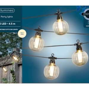 LUMINEO 10 LED Party Lights - Connectable Set